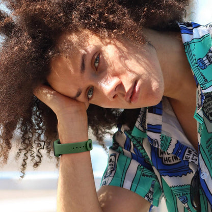 Bands for Amazfit Band 7 Straps, 4-Pack Soft Silicone Sport Replacement Bracelet Strap for Amazfit Band 7 Fitness & Health Tracker Women Men