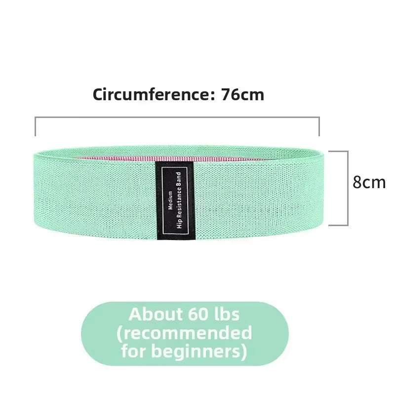 Fabric Resistance Hip Booty Bands Glute Thigh Elastic Workout Bands Squat Circle Stretch Fitness Strips Loops Yoga Gym Equipment