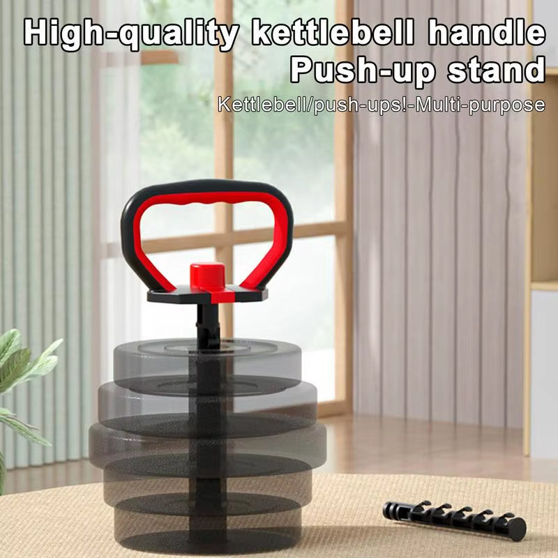 Kettle Bell Handle for Dumbbell Adjustable Heavy Duty Kettlebell Handle Ergonomic Strength Training Kettlebells for Home or Gym