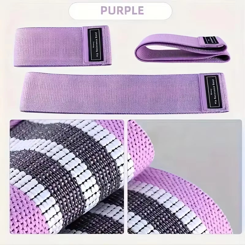 Fabric Resistance Hip Booty Bands Glute Thigh Elastic Workout Bands Squat Circle Stretch Fitness Strips Loops Yoga Gym Equipment