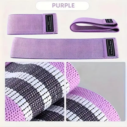 Fabric Resistance Hip Booty Bands Glute Thigh Elastic Workout Bands Squat Circle Stretch Fitness Strips Loops Yoga Gym Equipment