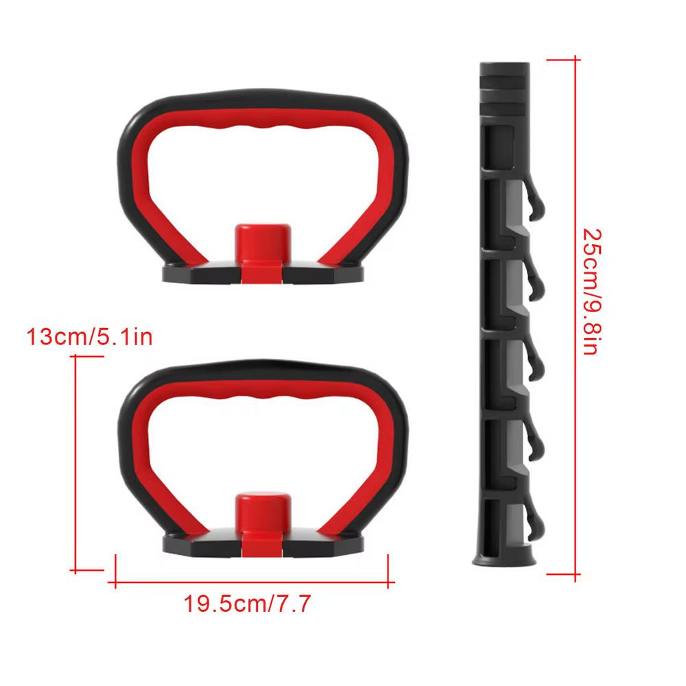 Kettle Bell Handle for Dumbbell Adjustable Heavy Duty Kettlebell Handle Ergonomic Strength Training Kettlebells for Home or Gym