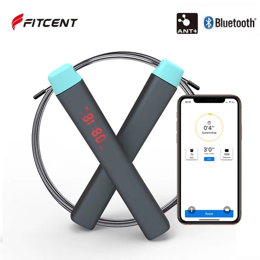 Smart Jump Rope Fitness Skipping Rope with APP Calorie Data Analysis for Home Gym Crossfit Workout Exercise for Men Women