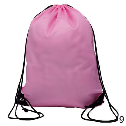 Customize Women Drawstring Bag Personal Custom Your Pictures Book Bag DIY Child School Bags Shoe Pocket Backpack with Print Logo