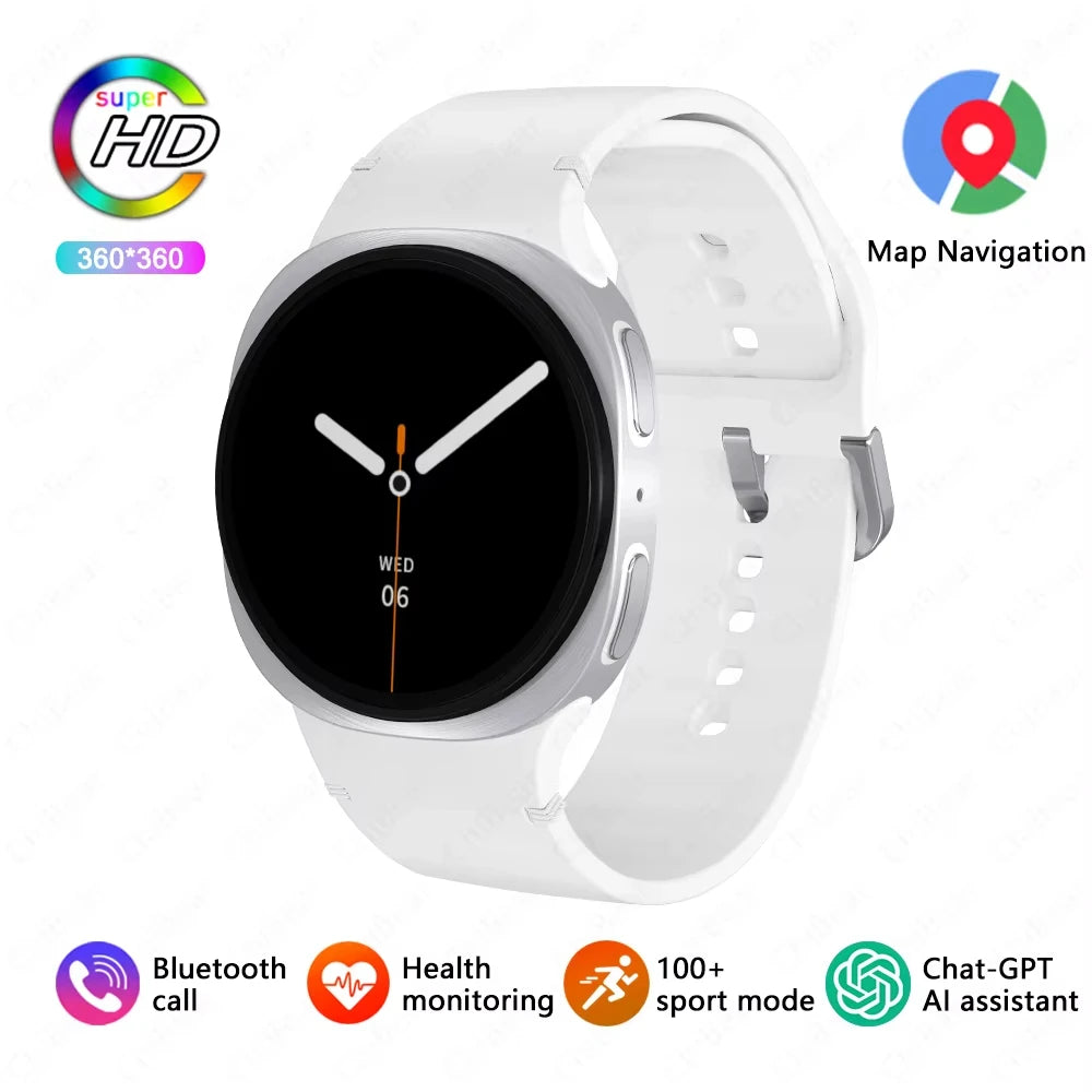Mini Smartwatch 8 GPS Track Sport Heart Rate Bluetooth Call NFC IP68 Waterproof Compass Smart Watch for Men Women Smart Watches