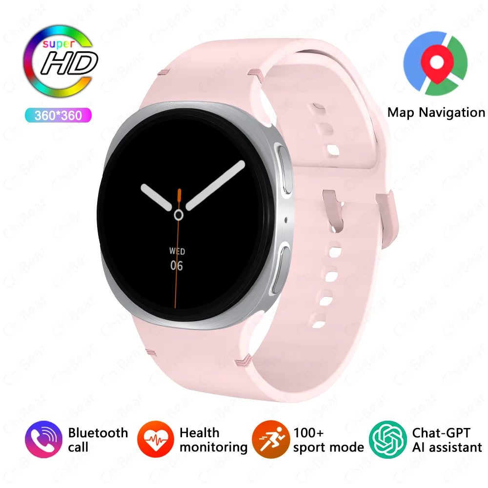 Mini Smartwatch 8 GPS Track Sport Heart Rate Bluetooth Call NFC IP68 Waterproof Compass Smart Watch for Men Women Smart Watches