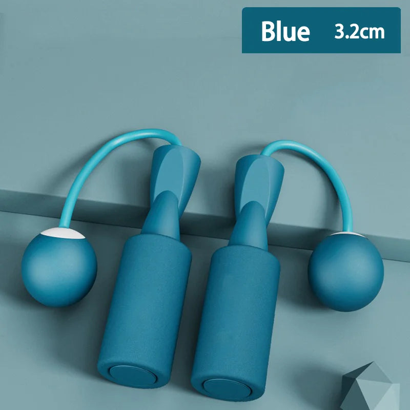 1Pc Heavy Cordless Skipping Rope, Fitness Jump Rope with Big Ball, Suitable for Household Indoor Sports, Fat Burning