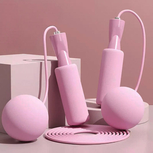 1Pc Heavy Cordless Skipping Rope, Fitness Jump Rope with Big Ball, Suitable for Household Indoor Sports, Fat Burning