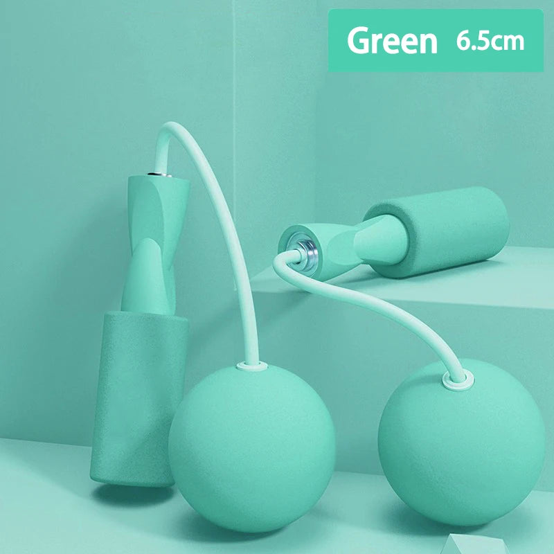 1Pc Heavy Cordless Skipping Rope, Fitness Jump Rope with Big Ball, Suitable for Household Indoor Sports, Fat Burning