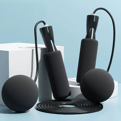 1Pc Heavy Cordless Skipping Rope, Fitness Jump Rope with Big Ball, Suitable for Household Indoor Sports, Fat Burning