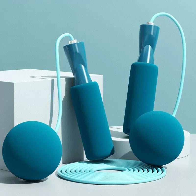 1Pc Heavy Cordless Skipping Rope, Fitness Jump Rope with Big Ball, Suitable for Household Indoor Sports, Fat Burning