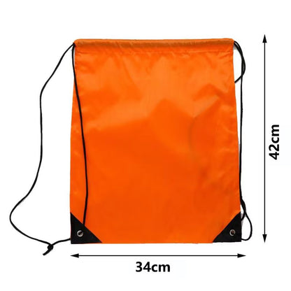 Customize Women Drawstring Bag Personal Custom Your Pictures Book Bag DIY Child School Bags Shoe Pocket Backpack with Print Logo