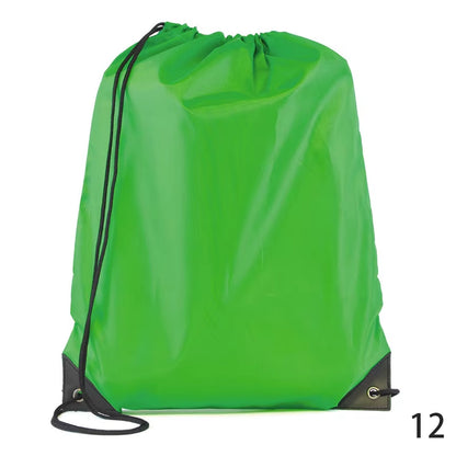 Customize Women Drawstring Bag Personal Custom Your Pictures Book Bag DIY Child School Bags Shoe Pocket Backpack with Print Logo