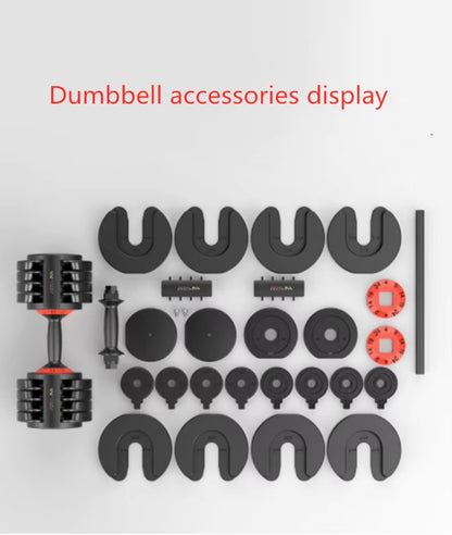 VEVOR 3KG-32KG Dumbbells Adjustable Intelligent Dumbbellfor Fitness Home Workout Exercise Training Portable Fitness Equipment